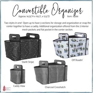 Thirty-one convertible organizer